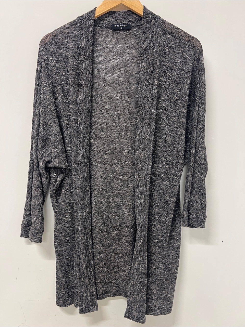 Julie Billiart, Cardigan, Long Sleeve, Light Weight, Gray, Small